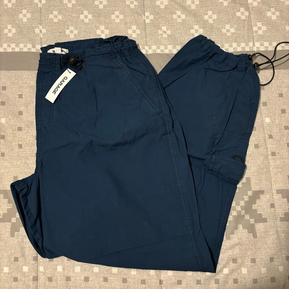 Garage Paxton Parachute Pant - Dark Blue